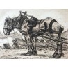 Ponsioen - Tiel 1935 - Trekpaard van de zand en grinthandel Den Otter