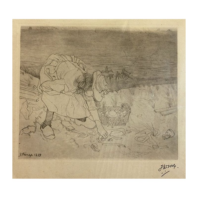 Jan Toorop 1899 - Sprokkelend kind