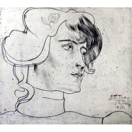 Jan Toorop 1897 - Zeeuws Meisje